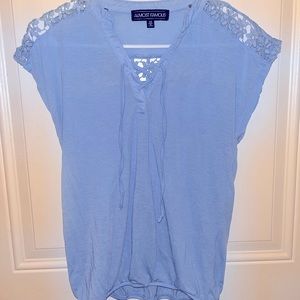 Almost Famous x-small Top sky blue